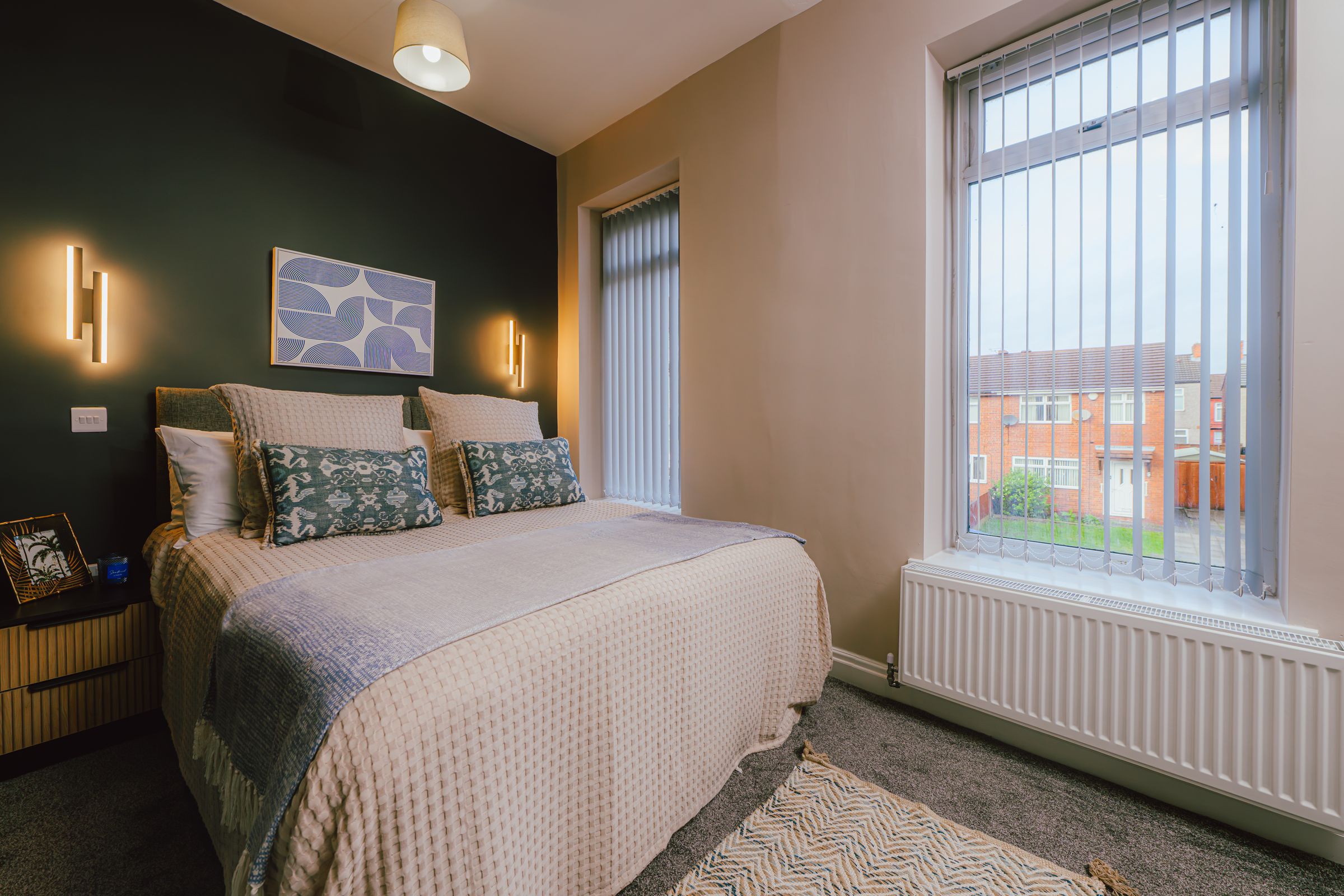 Finished ensuite room in an Olaya conversion, Trafalgar Road, Wallasey